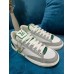 Louis Vuitton Charlie Sneakers In White Leather With Vert Detail