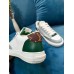Louis Vuitton Charlie Sneakers In White Leather With Vert Detail