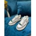 Louis Vuitton Charlie Sneakers In White Leather With Vert Detail
