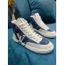 Louis Vuitton Charlie Sneaker Boots In Blue Monogram Denim