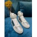 Louis Vuitton Boombox Sneaker Boots In Silver Metallic Leather