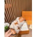Louis Vuitton Paseo Flat Comfort Mules In Shearling