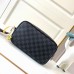 Louis Vuitton Kasai Clutch In Damier Graphite Canvas N41664
