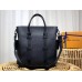Louis Vuitton Christopher Tote Bag In Black LeatherM58479