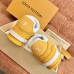 Louis Vuitton Men's LV Trainer Sneakers In Yellow Denim with Leather