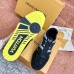 Louis Vuitton Men's LV Trainer Sneakers In Black Crystals