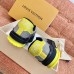 Louis Vuitton Men's LV Trainer Sneakers In Black Crystals