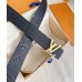 Louis Vuitton LV Iconic 30mm Reversible Belt In Monogram Empreinte Leather M0328V