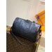 Louis Vuitton City Keepall Bag In Monogram Seal Leather M57955