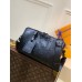 Louis Vuitton City Keepall Bag In Monogram Seal Leather M57955