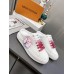 Louis Vuitton Time Out Open Back Sneakers with Fuchsia Printed