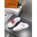 Louis Vuitton Time Out Open Back Sneakers with Fuchsia Printed