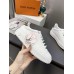 Louis Vuitton Time Out Open Back Sneakers with Green Printed