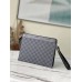 Louis Vuitton Standing Pouch In Damier Graphite Canvas N64612