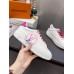 Louis Vuitton Time Out Sneakers with Fuchsia Printed