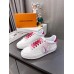Louis Vuitton Time Out Sneakers with Fuchsia Printed