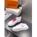Louis Vuitton Time Out Sneakers with Fuchsia Printed