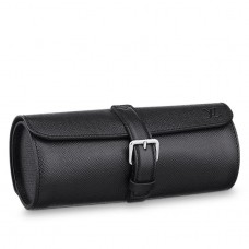 Louis Vuitton 3 Watch Case In Taiga Leather M32609