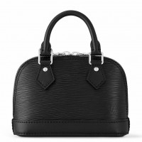 Louis Vuitton Alma Nano Bag In Black Epi Leather M81945