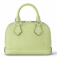 Louis Vuitton Alma Nano Bag In Light Green Epi Leather M82403