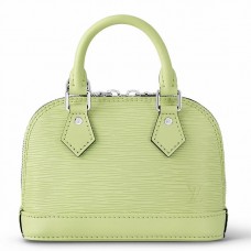 Louis Vuitton Alma Nano Bag In Light Green Epi Leather M82403