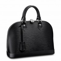 Louis Vuitton Alma PM Bag In Black Epi Leather M40302