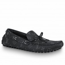 Louis Vuitton Arizona Moccasin In Monogram Eclipse Canvas