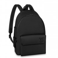 Louis Vuitton Backpack In Black LV Aerogram Leather M57079