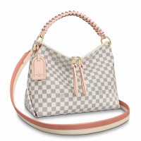 Louis Vuitton Beaubourg Hobo MM Bag In Damier Azur Canvas N40343