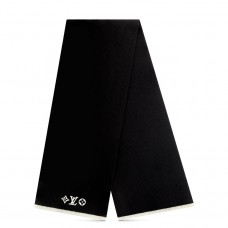 Louis Vuitton Black LV Headline Scarf M77928