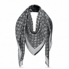 Louis Vuitton Black Monogram Denim Shawl M71378