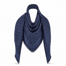 Louis Vuitton Blue Monogram Shawl M72412