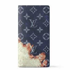 Louis Vuitton Brazza Wallet in Monogram Bleach Canvas M82826