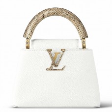 Louis Vuitton Capucines Mini Bag with Ayers Leather Handle M56399