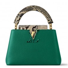 Louis Vuitton Capucines Mini Bag with Python Leather N80931