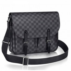 Louis Vuitton Christopher Messenger Bag In Damier Graphite Canvas N41500