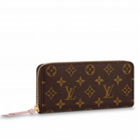 Louis Vuitton Clemence Wallet In Monogram Canvas M61298
