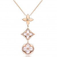 Louis Vuitton Color Blossom Lariat Necklace Q94262