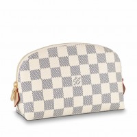 Louis Vuitton Cosmetic Pouch In Damier Azur Canvas N60024