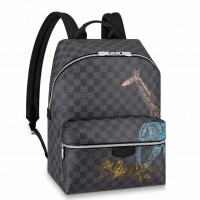 Louis Vuitton Discovery Backpack In Damier Graphite Canvas N45275