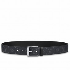 Louis Vuitton Downtown 40mm Belt In Monogram Eclipse Canvas M0375V
