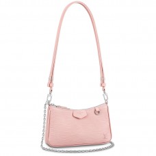 Louis Vuitton Easy Pouch On Strap In Pink Epi Leather M80483