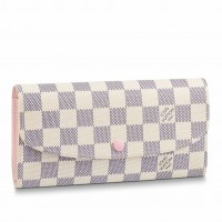 Louis Vuitton Emilie Wallet In Damier Azur Canvas N41625