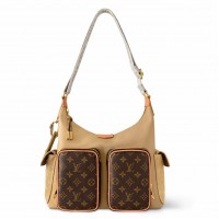 Louis Vuitton Hobo Cargo Bag in Grained Leather M12697