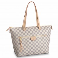 Louis Vuitton Iena MM Bag In Damier Azur Canvas N44040