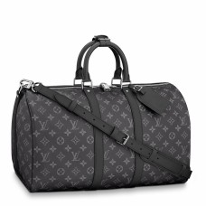 Louis Vuitton Keepall Bandouliere 45 Bag In Monogram Eclipse Canvas M40569