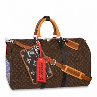 Louis Vuitton Keepall Bandouliere 50 Patchwork Bag M56855