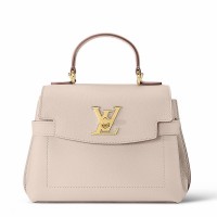 Louis Vuitton Lockme Ever Mini Bag In Greige Leather M21052