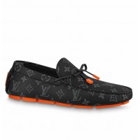 Louis Vuitton LV Driver Moccasin In Monogram Eclipse Canvas