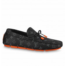 Louis Vuitton LV Driver Moccasin In Monogram Eclipse Canvas